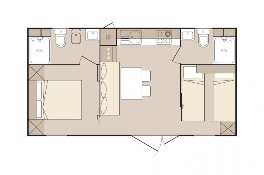 New Adria Mobile Home - Camp Vala โอเรบิก ภายนอก รูปภาพ
